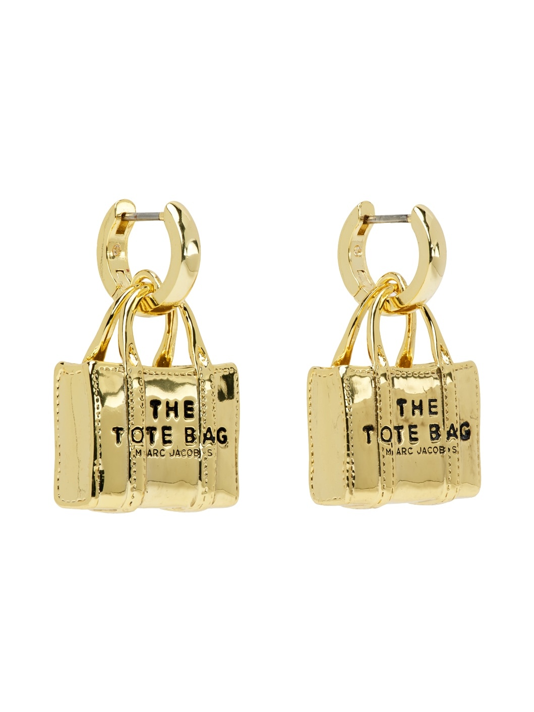 Gold 'The Tote Bag' Earrings - 2