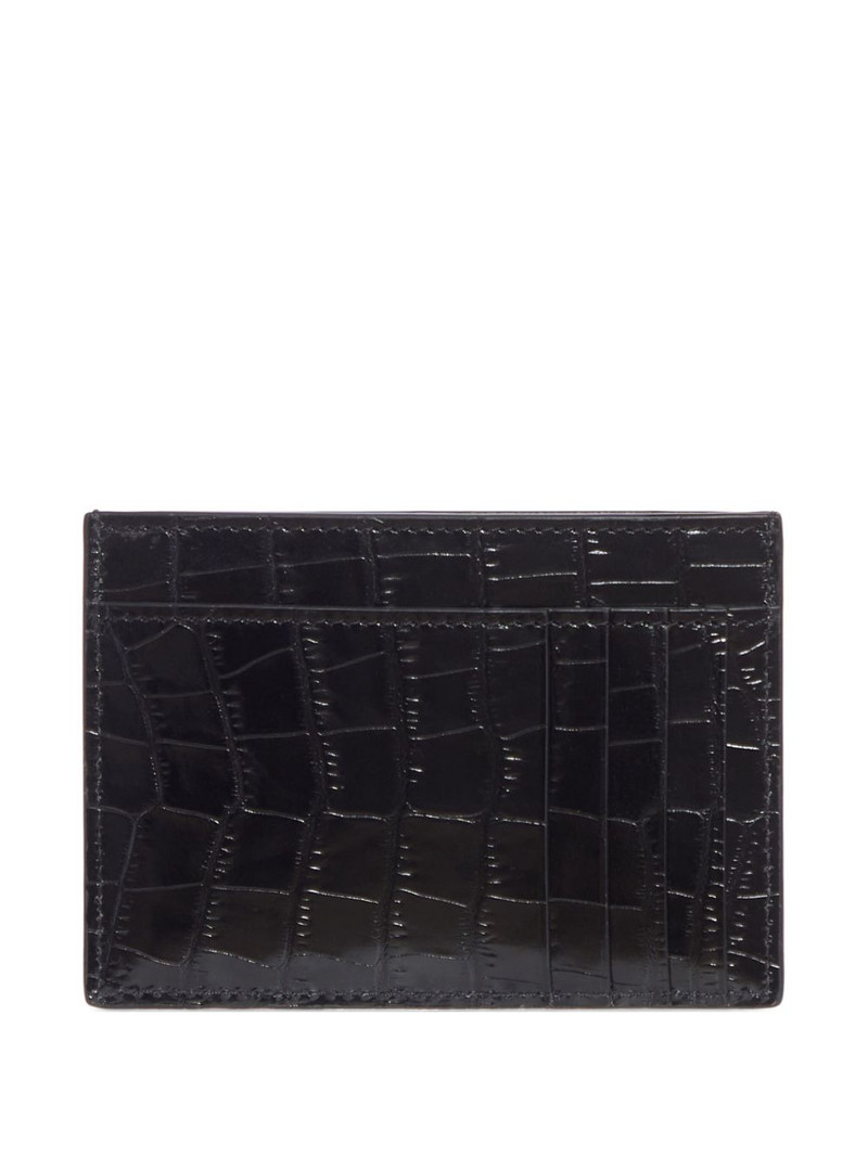 TOM FORD crocodile-effect leather wallet outlook