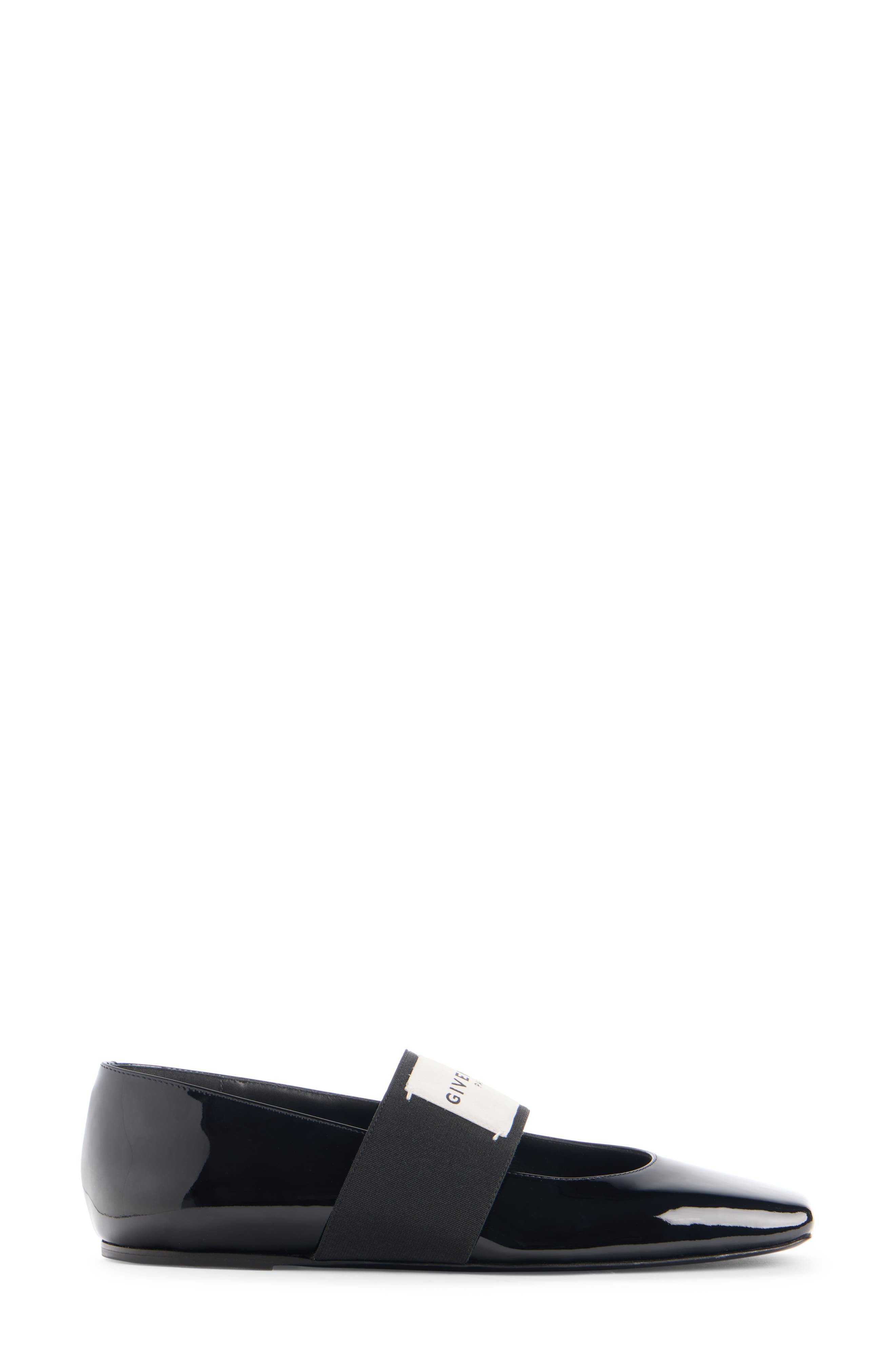 Givenchy Sliced Square Toe Mary Jane Flat in Black at Nordstrom - 4