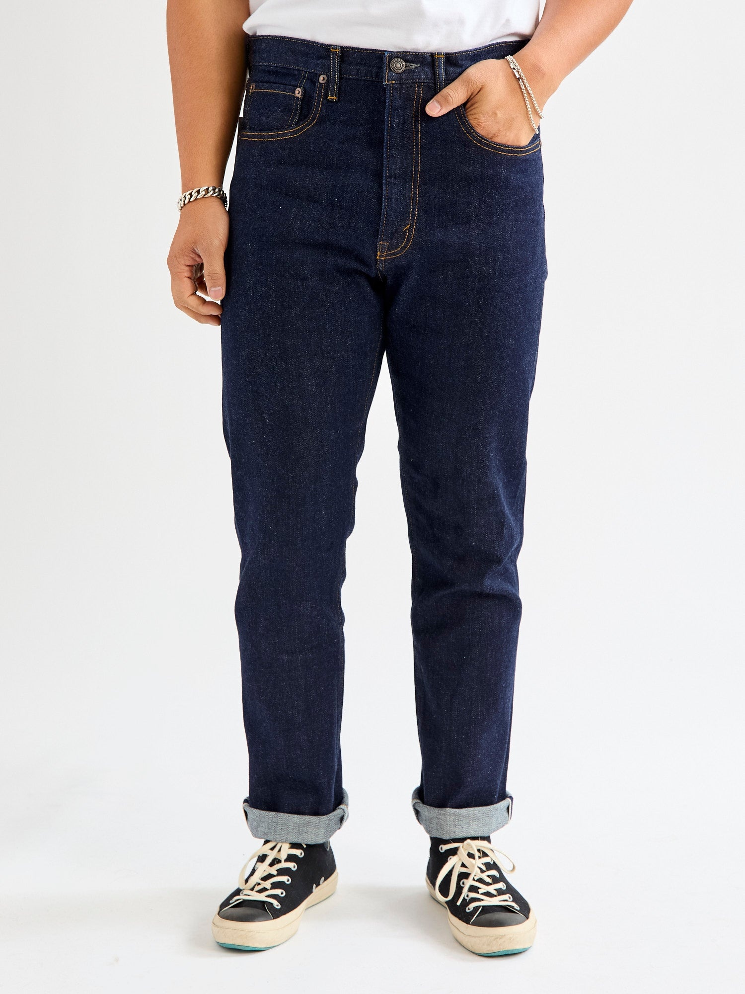 BEAMS PLUS 11.8oz Indigo Stretch Selvedge Denim - Tapered