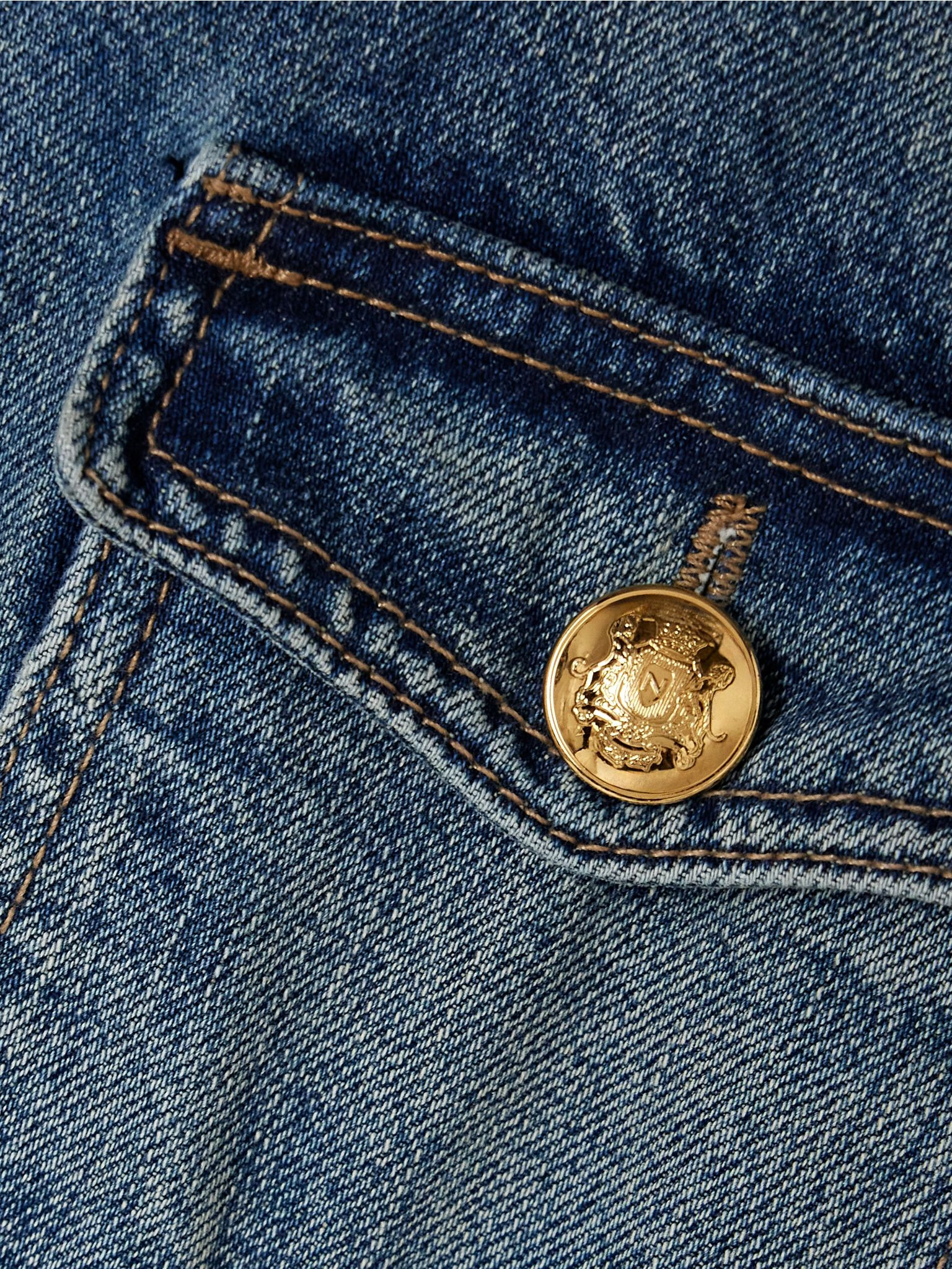 Geraldine denim jacket Mid denim - 4