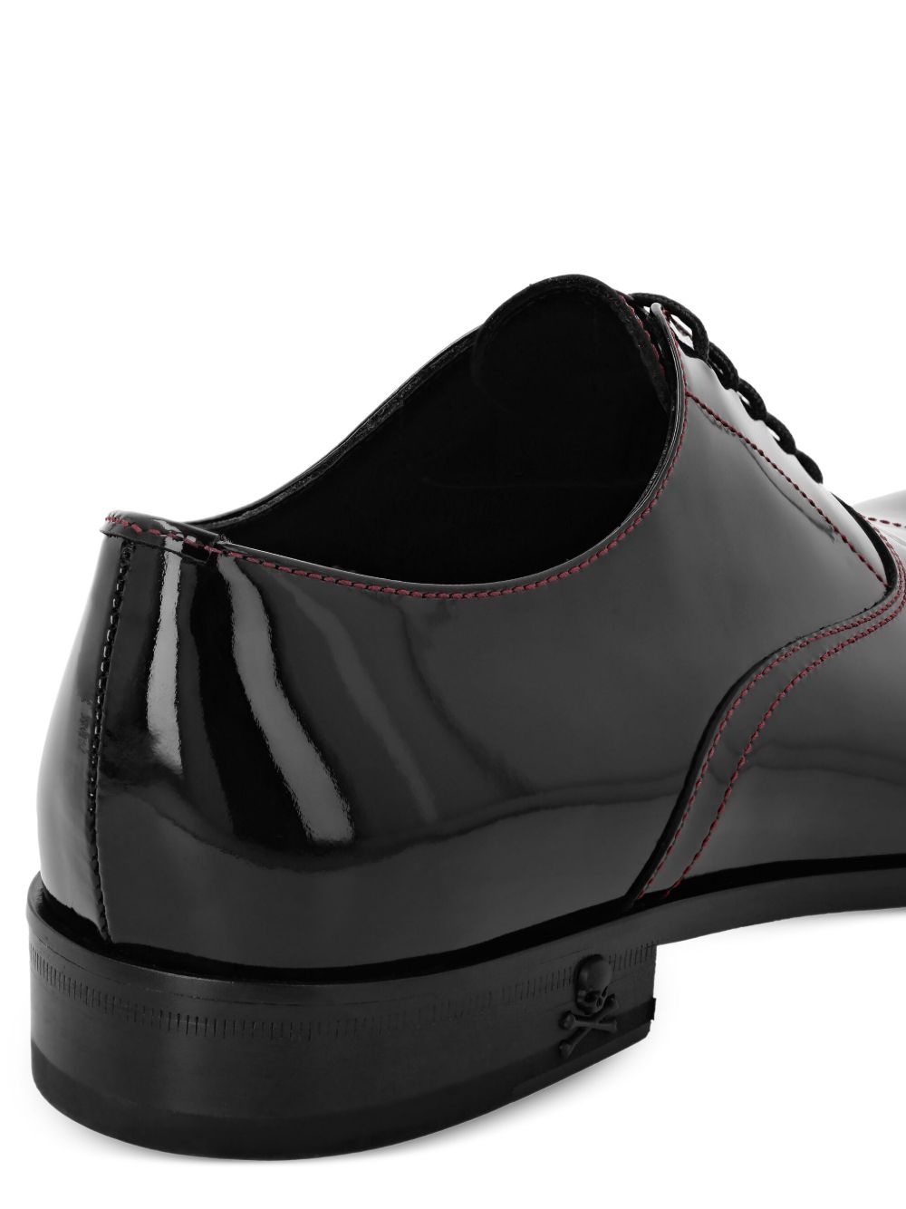 patent leather derby shoes - 4