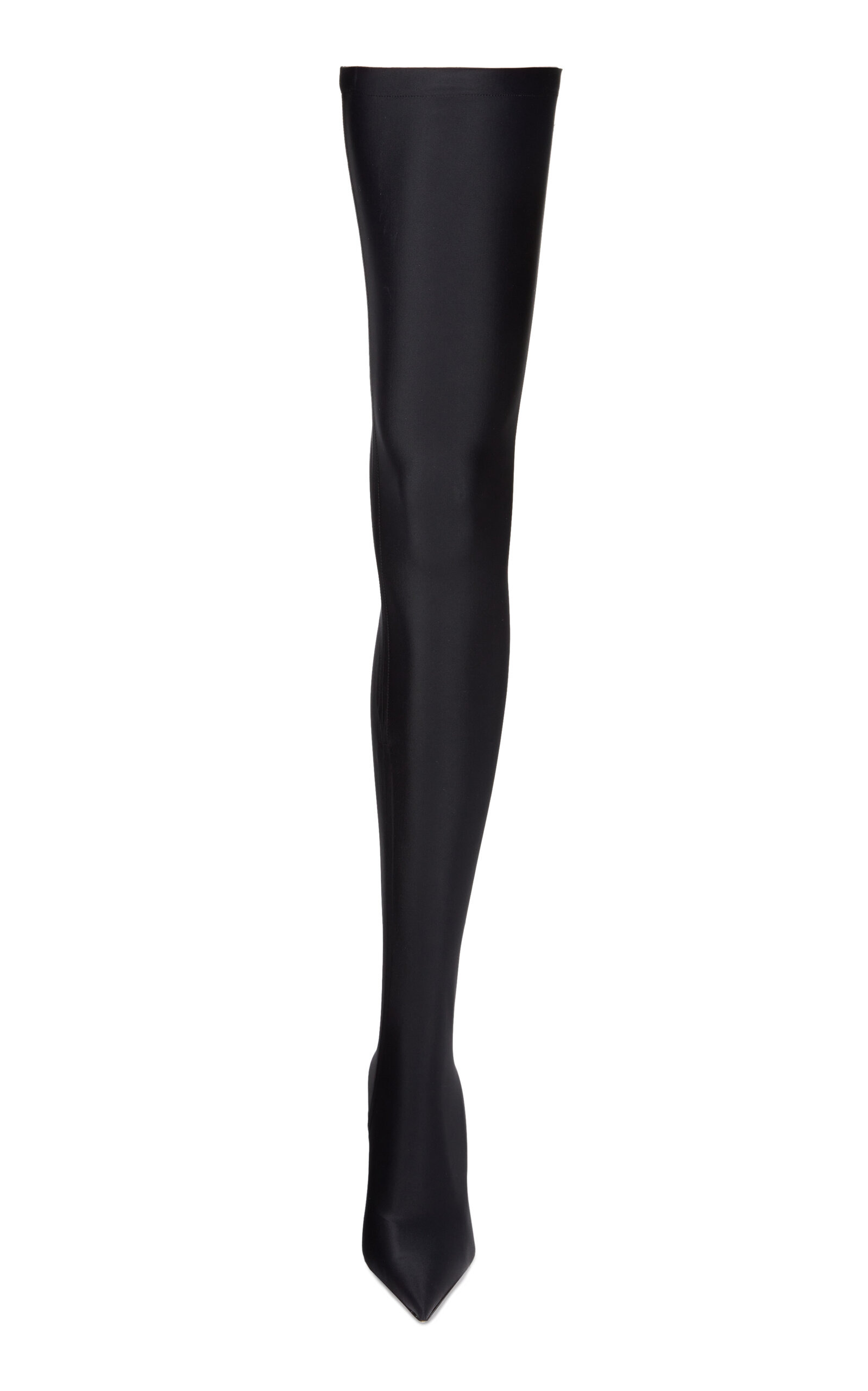 Knife Jersey Over-The-Knee Pumps black - 5