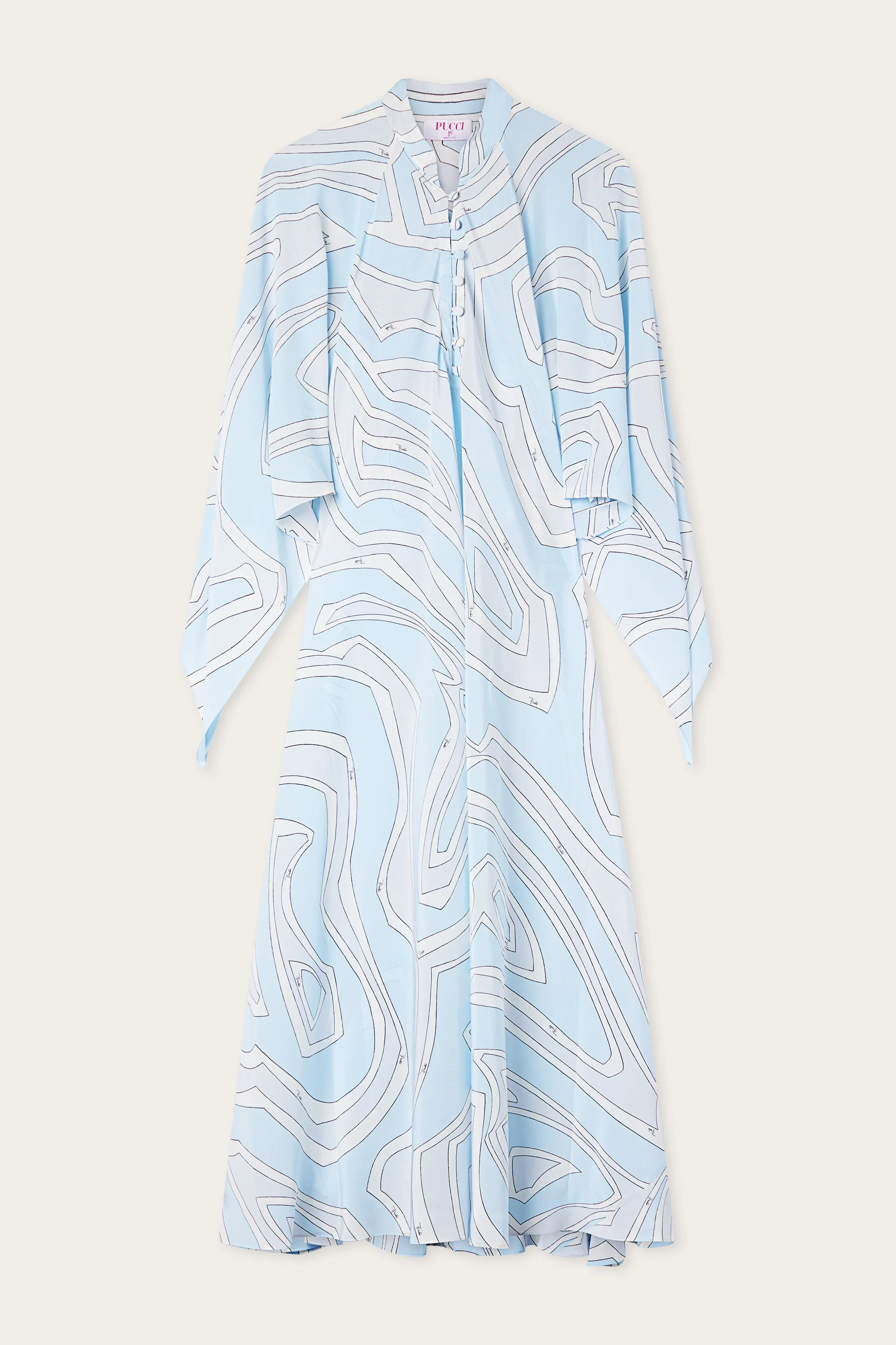 LABIRINTO PRINT LONG KAFTAN - 1