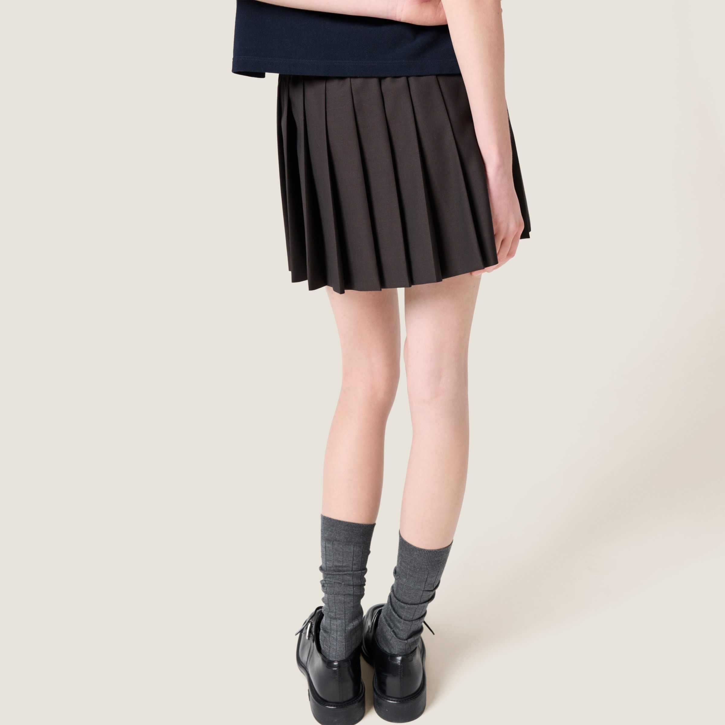 Pleated Batavia skirt - 6