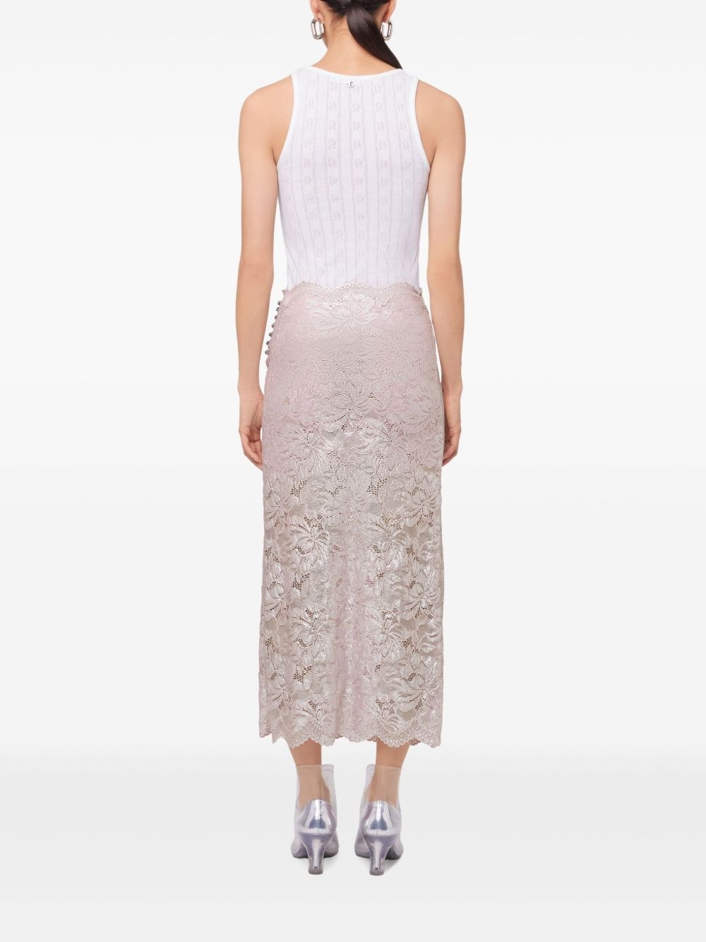 lace maxi skirt - 4