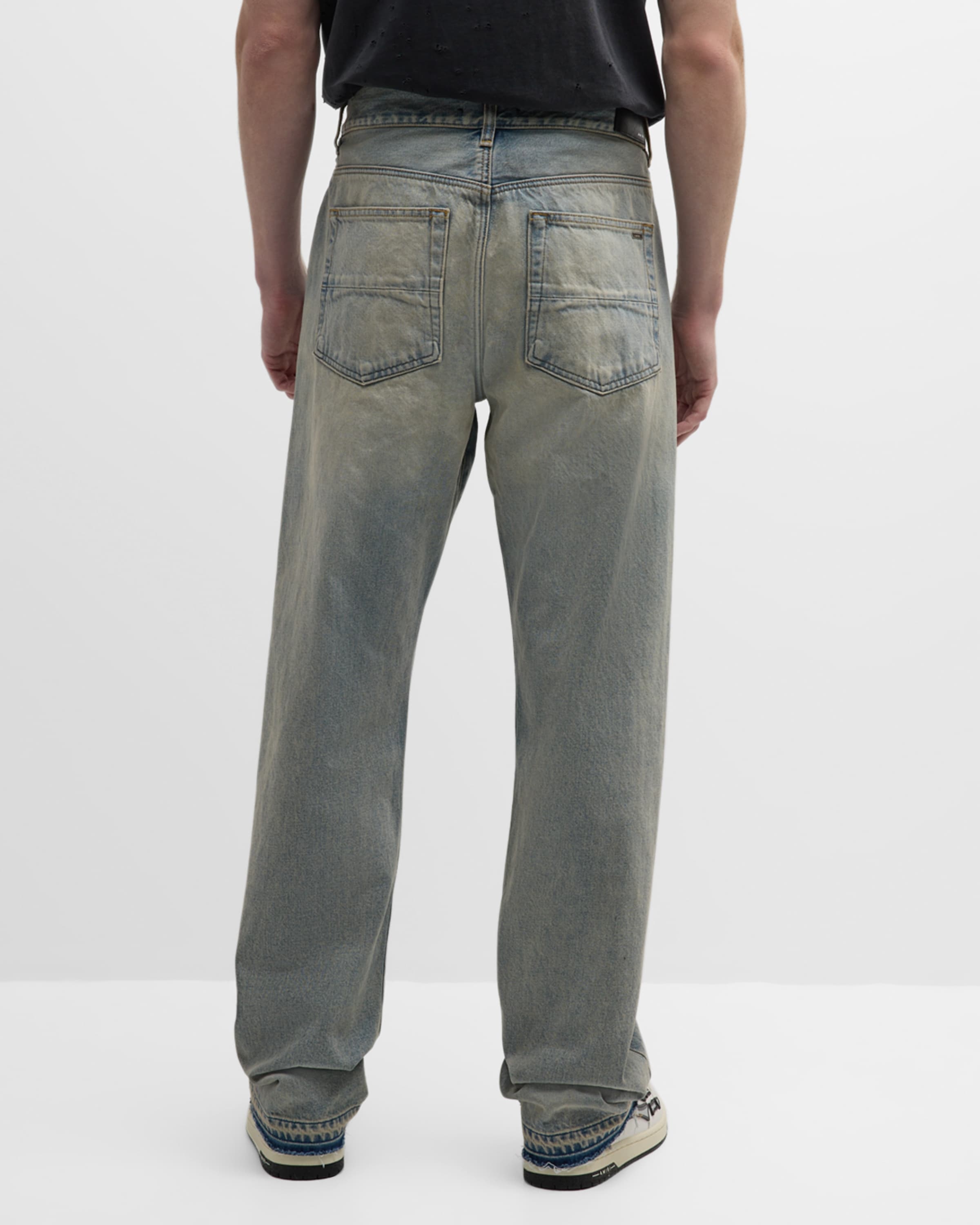 Men's Faded Straight-Leg Jeans - 3