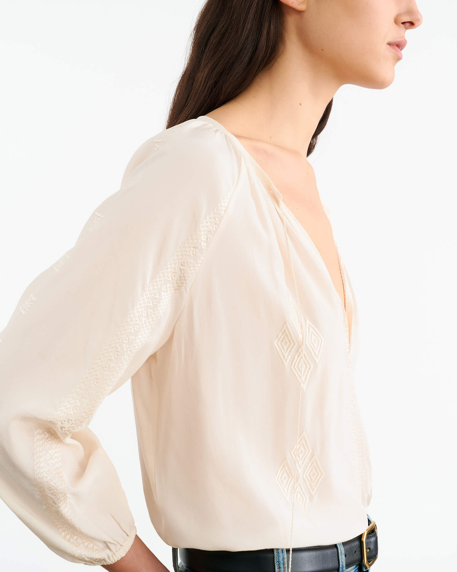 CRISTO SILK BLOUSE - 3