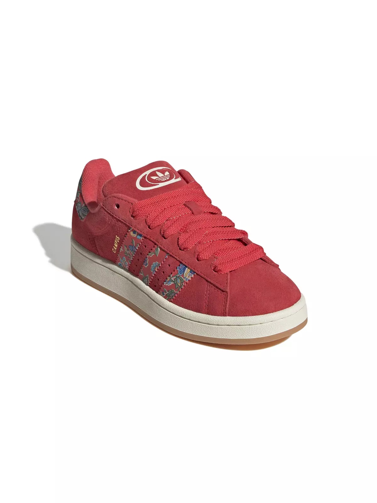 Originals Campus 00s X Liberty London "Semi Lucid Red/Cream White/Gold" Women's Shoe - 3