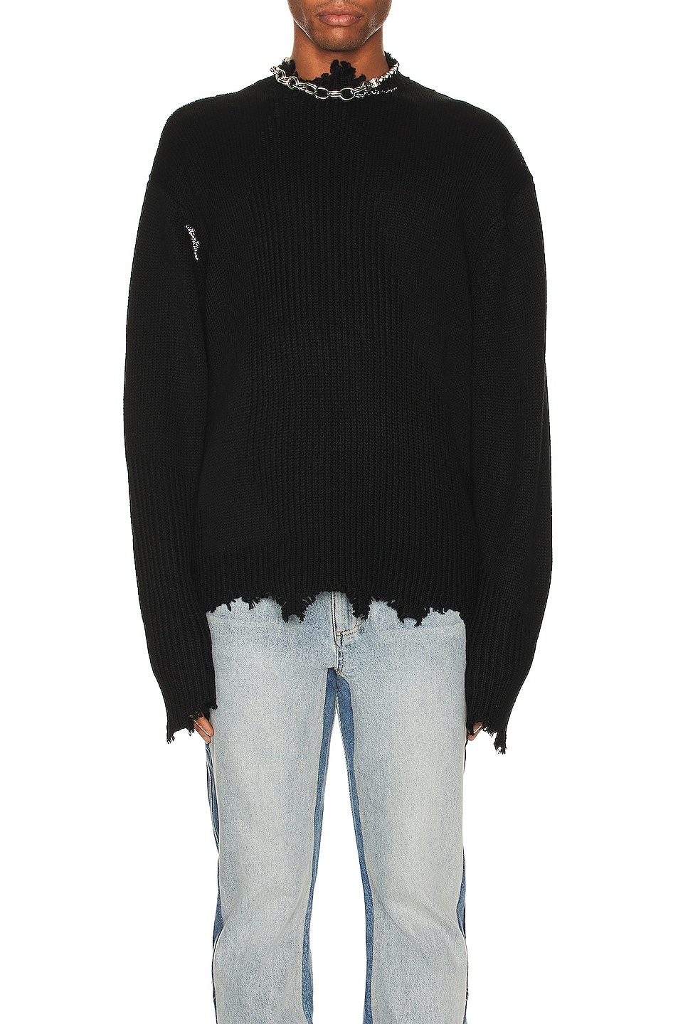 Arc Sculpture Knit Sweater - 4