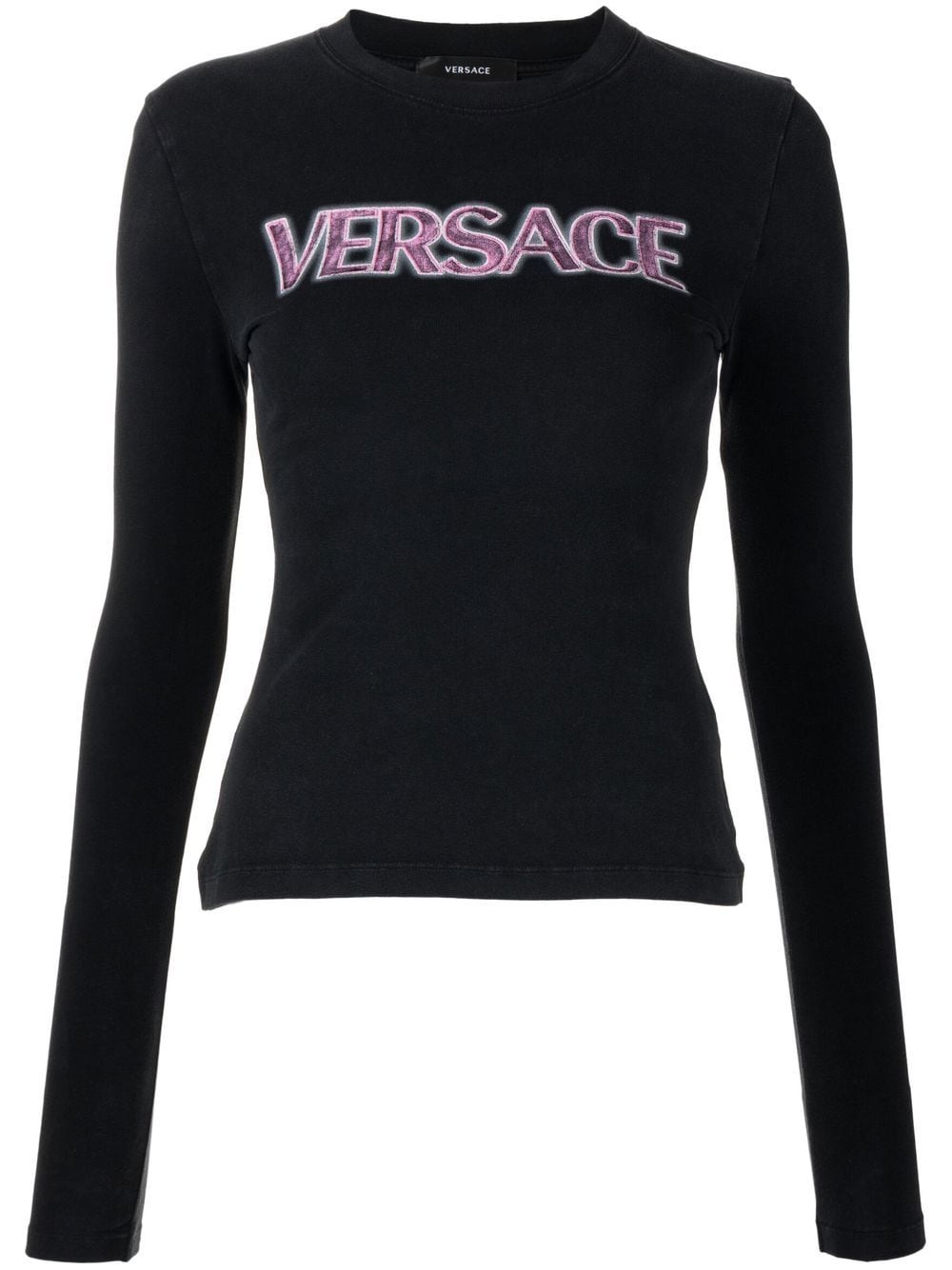 logo-print T-shirt - 1
