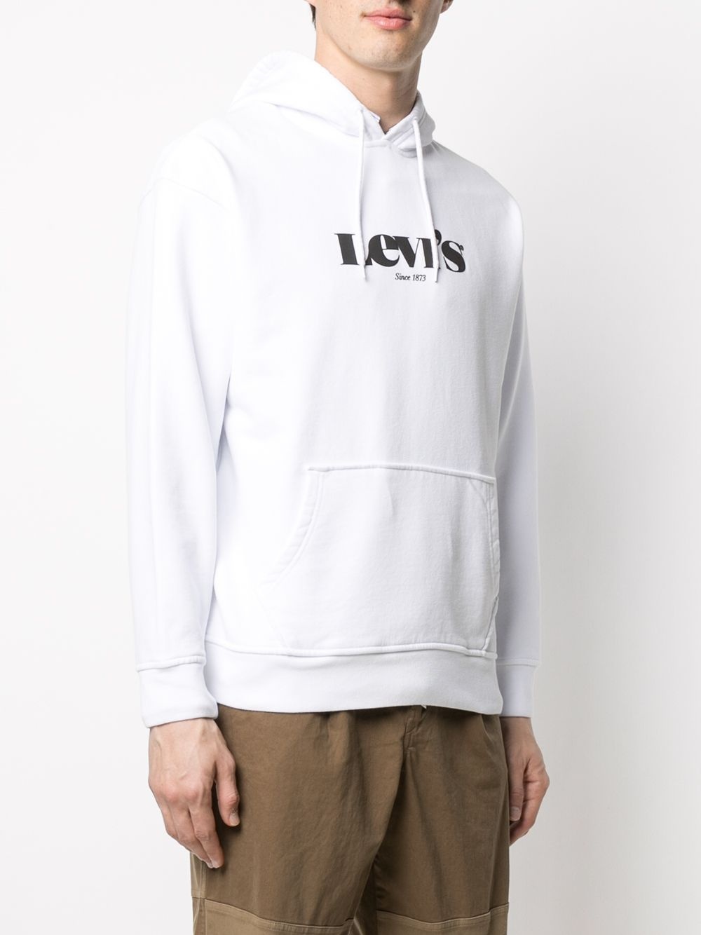 logo-print hoodie - 3