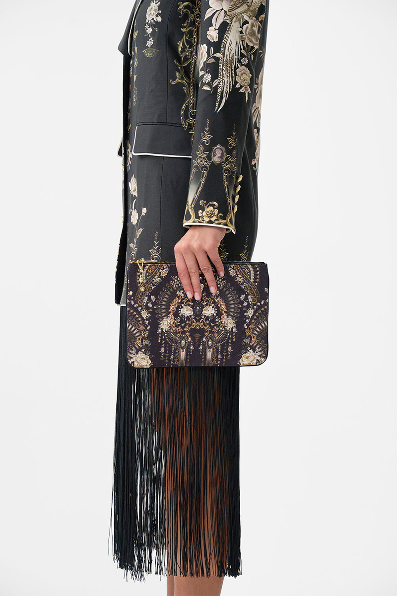 CAMILLA SMALL CANVAS CLUTCH outlook