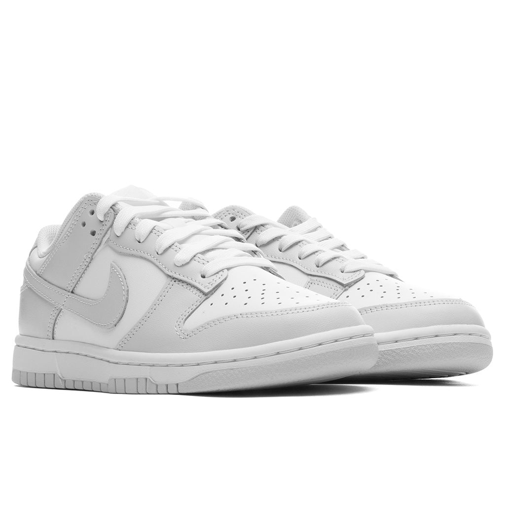 WOMEN'S DUNK LOW - WHITE/PHOTON DUST - 2