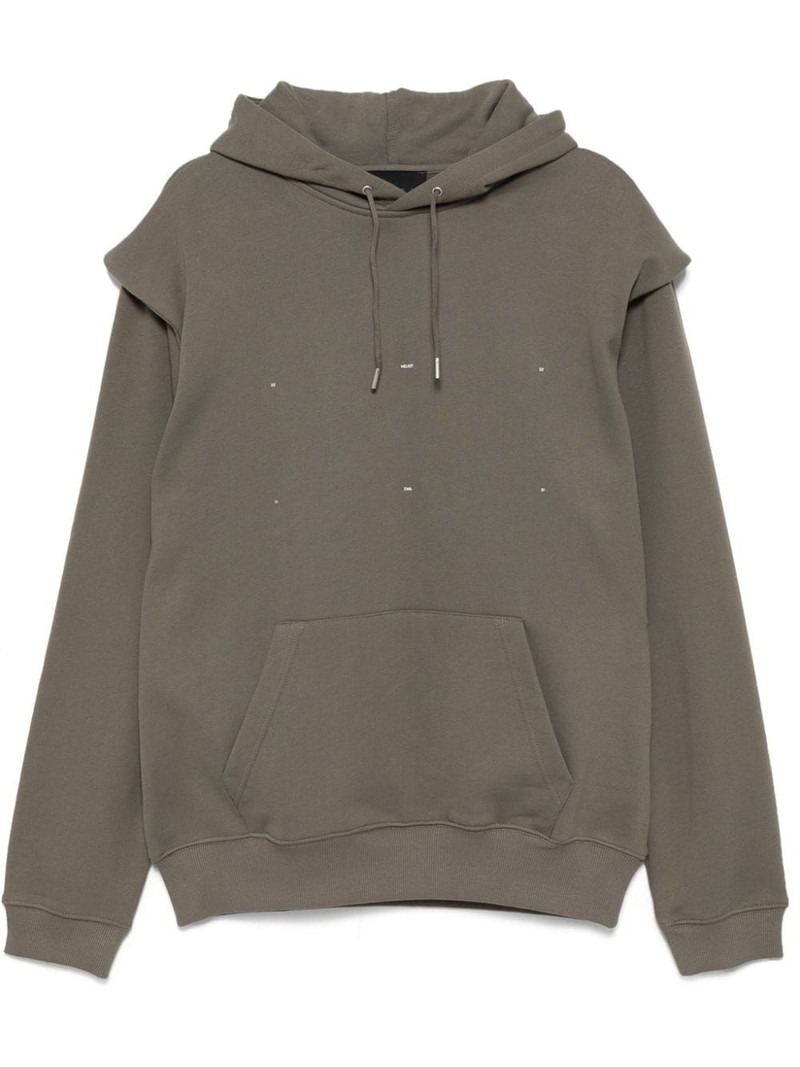 logo print hoodie 1