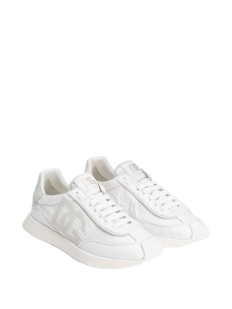 Dolce & Gabbana logo-patch panelled sneakers outlook