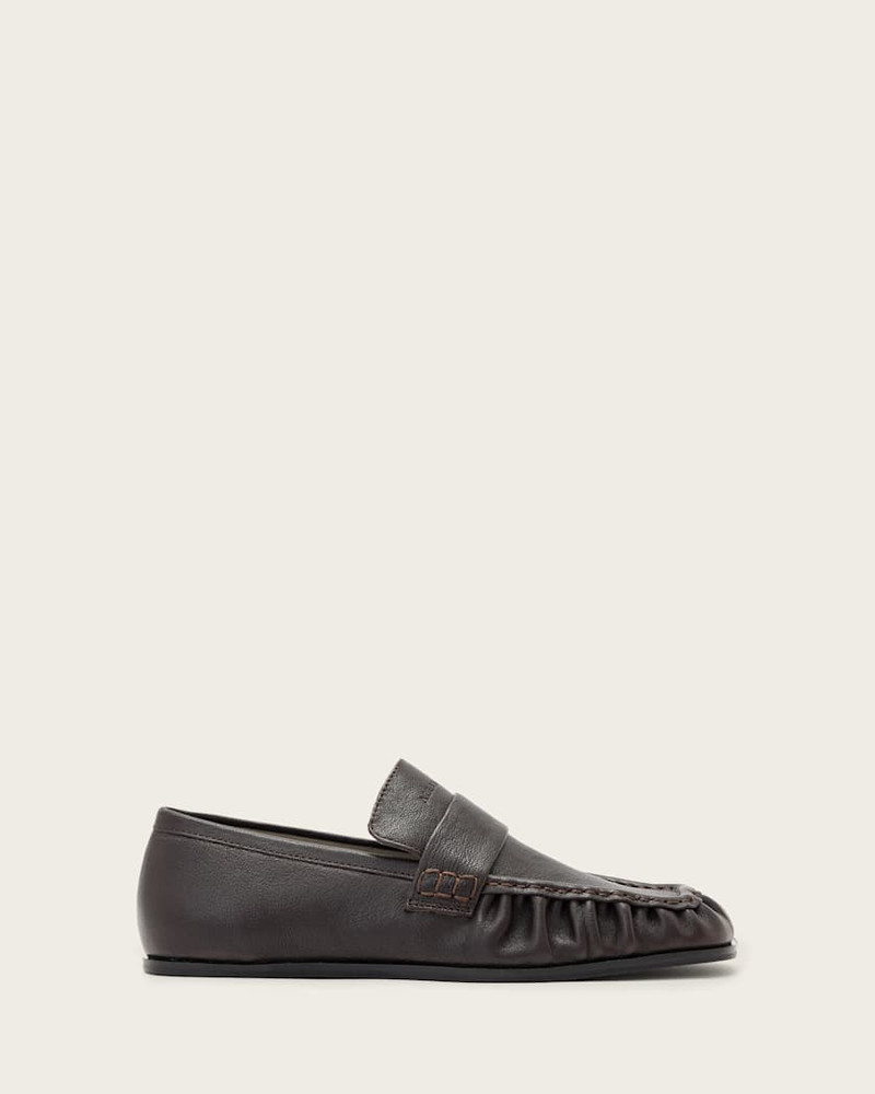 JULIE STUDDED LEATHER LOAFERS 1