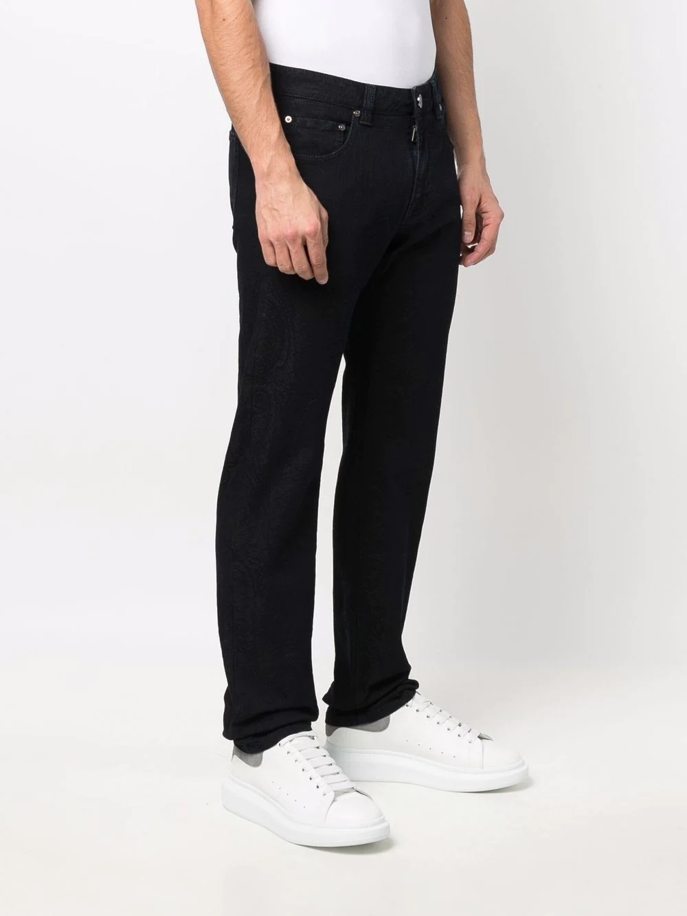 low-rise straight-leg jeans - 3