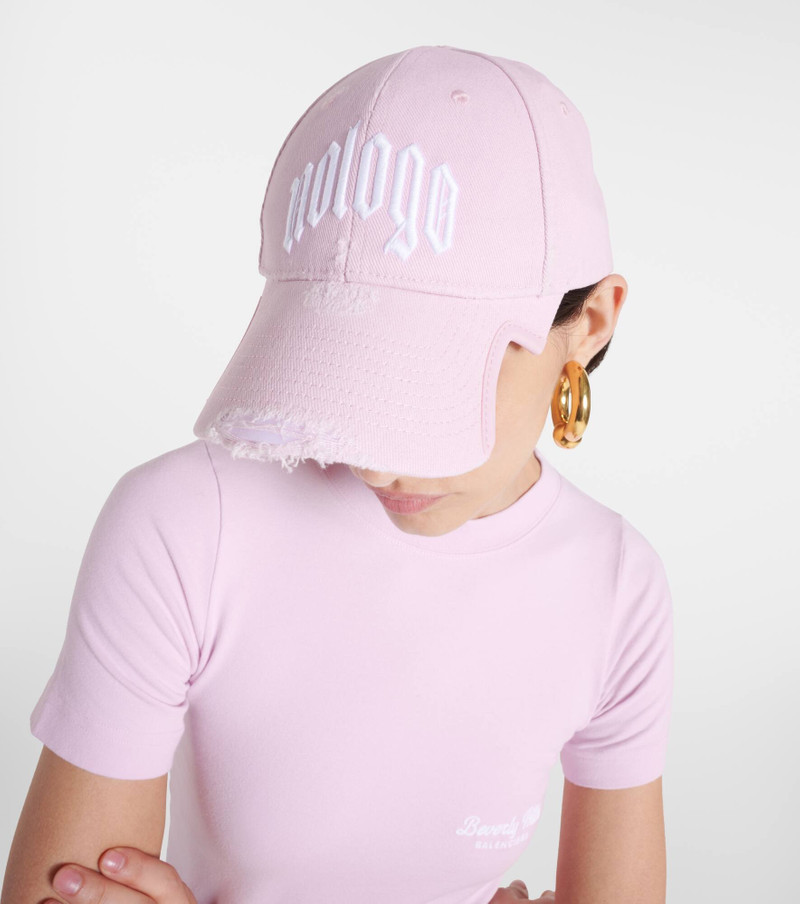 BALENCIAGA Nologo cotton baseball cap outlook