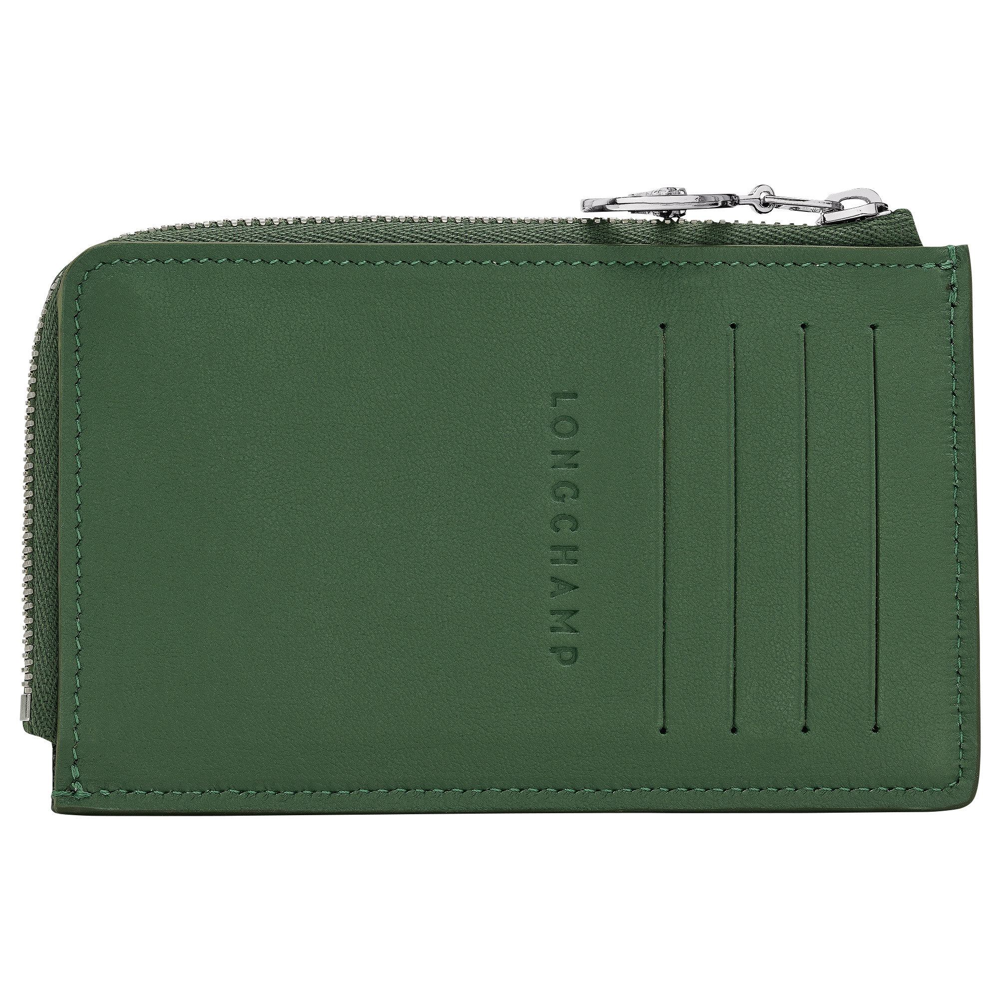 Le Pliage Xtra Card holder British Green - Leather - 2