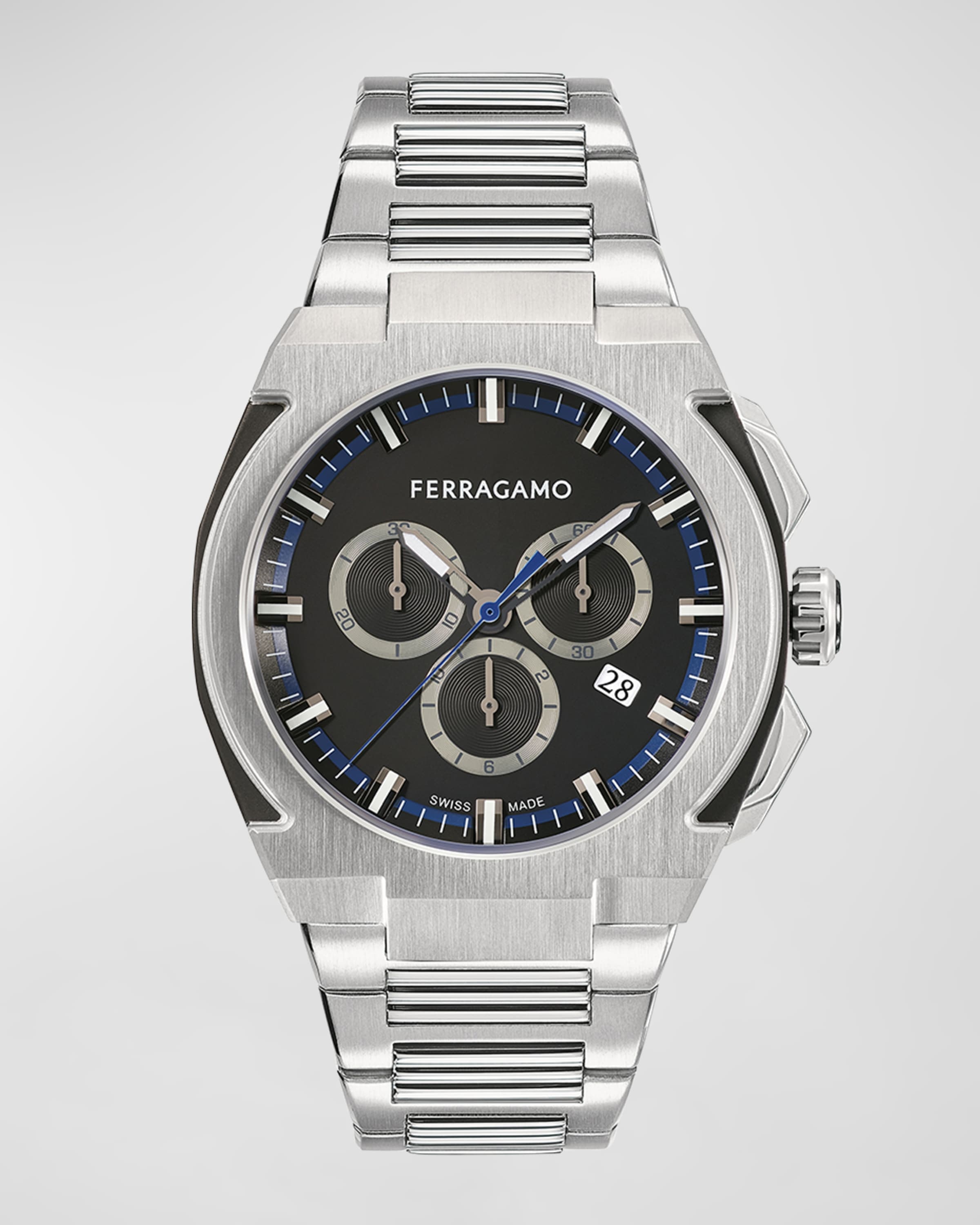 Men's 43mm Supreme Chrono Watch with Bracelet Strap - 1