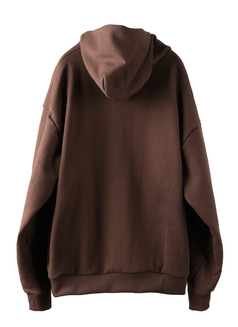 8.0 HOODIE CENTER (BROWN) 3