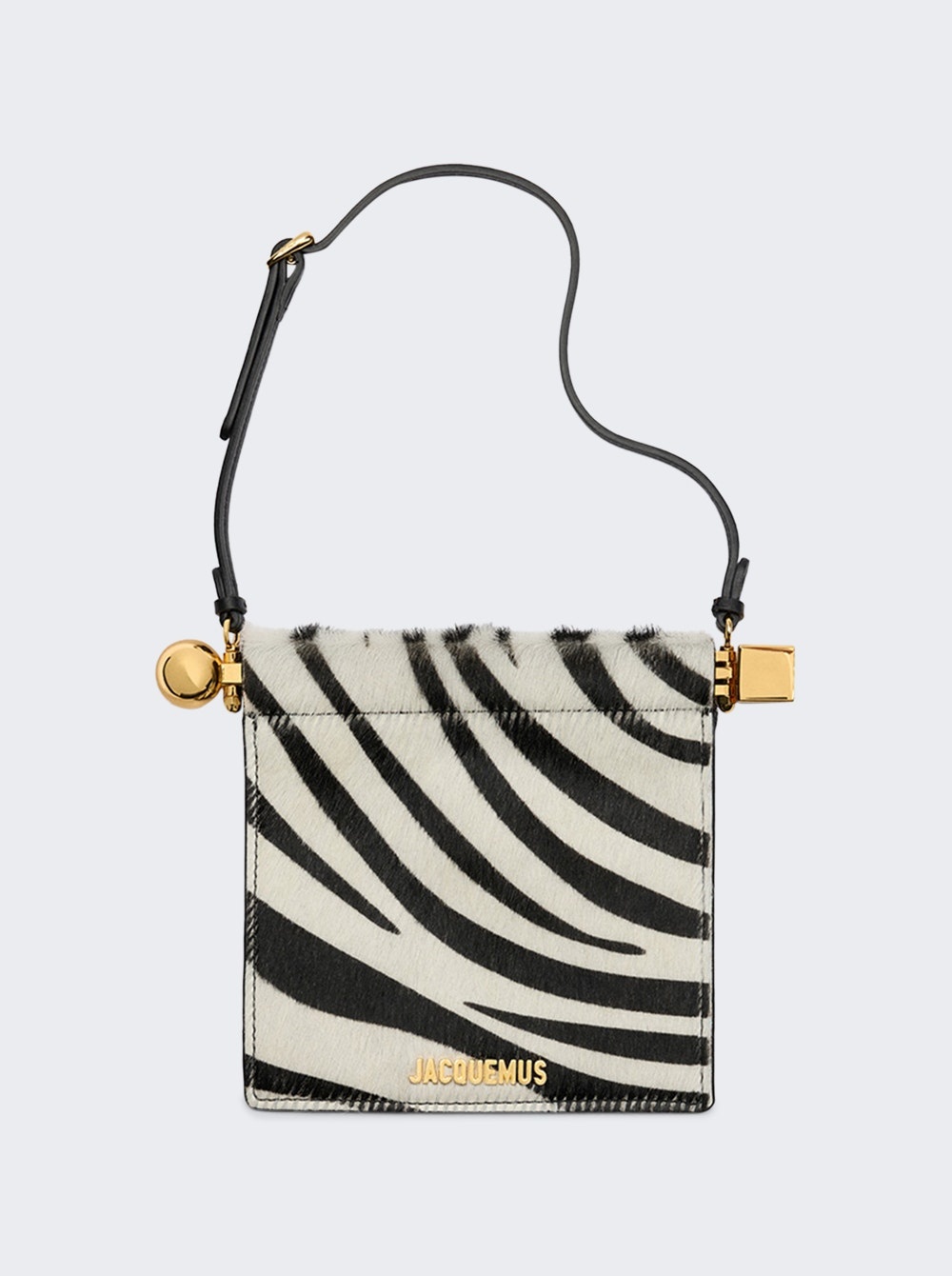 Le Porte Rond Carre Bag Black And White - 1