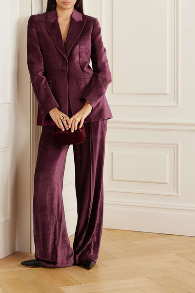 GABRIELA HEARST + NET SUSTAIN Leary organic silk-velvet blazer outlook