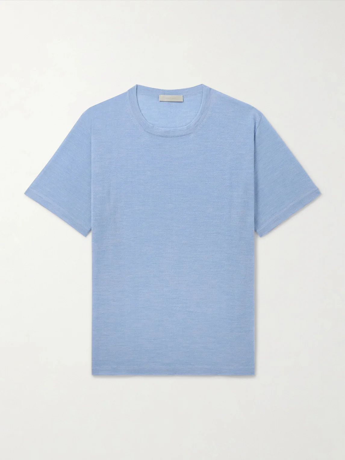 Cashmere and Silk-Blend T-Shirt - 1
