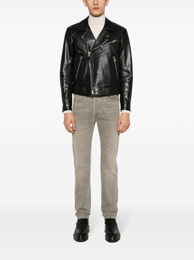 TOM FORD logo-patch slim-fit jeans outlook