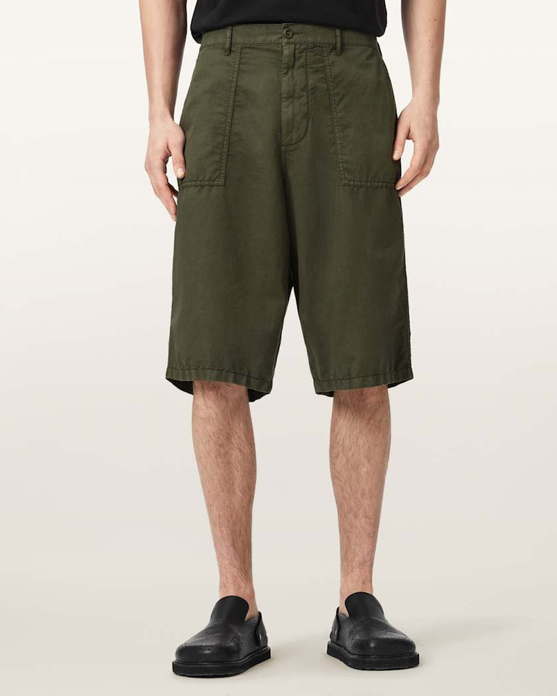 ECHO LINEN BLEND RELAXED FIT SHORTS 3