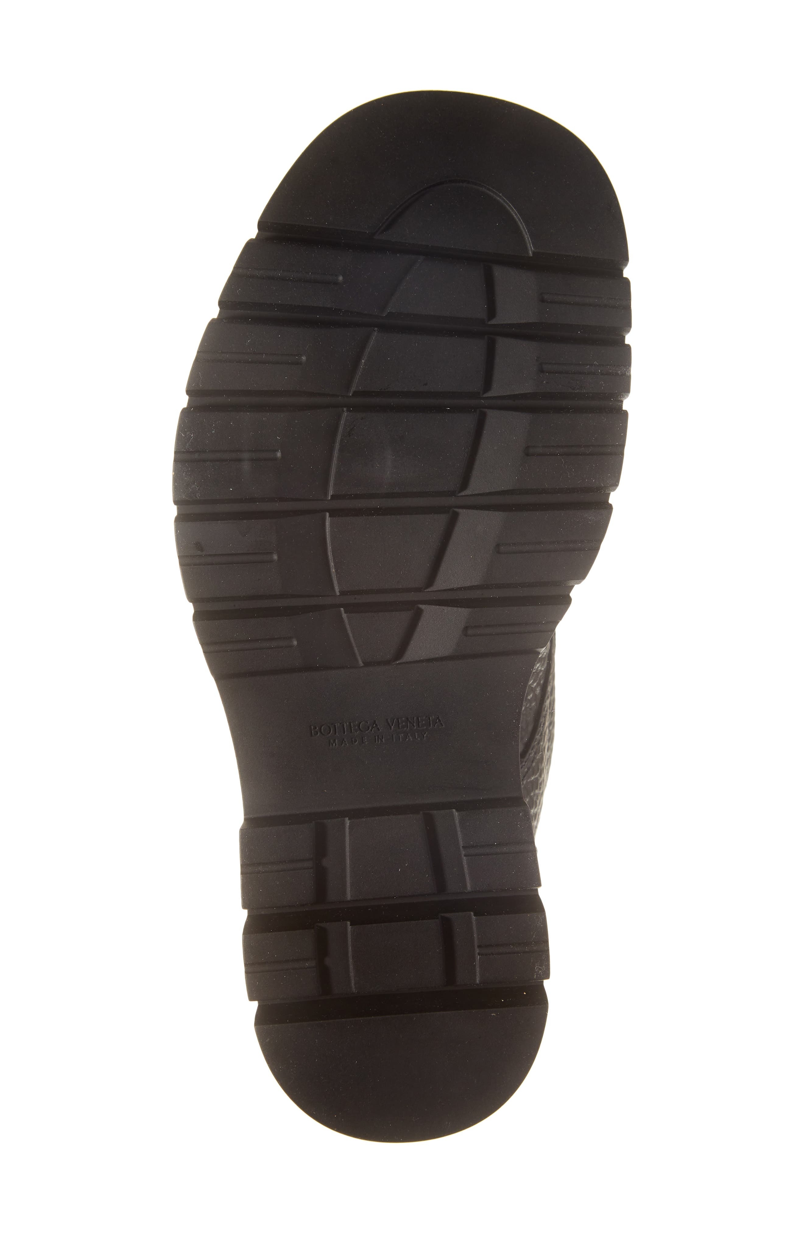 Bottega Veneta Haddock Lug Sole Boot in 1001 Black/Black at Nordstrom - 6