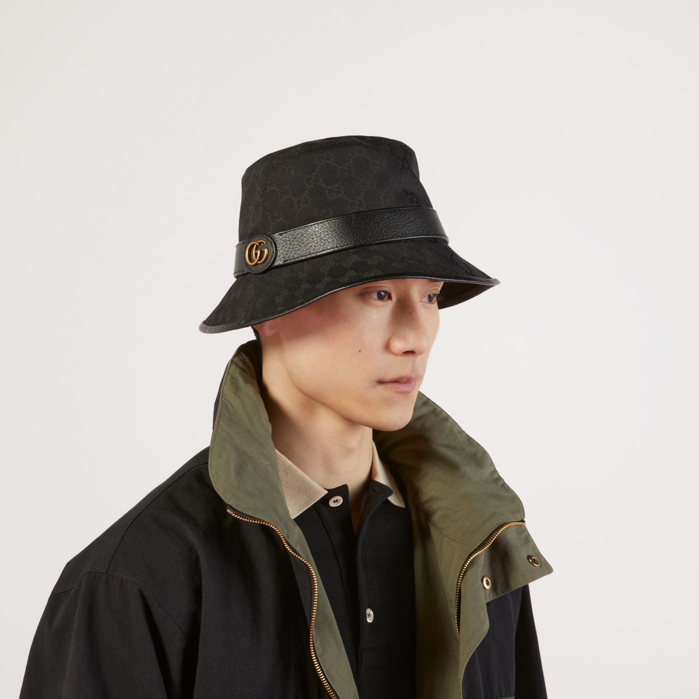 GG canvas bucket hat with Double G - 3