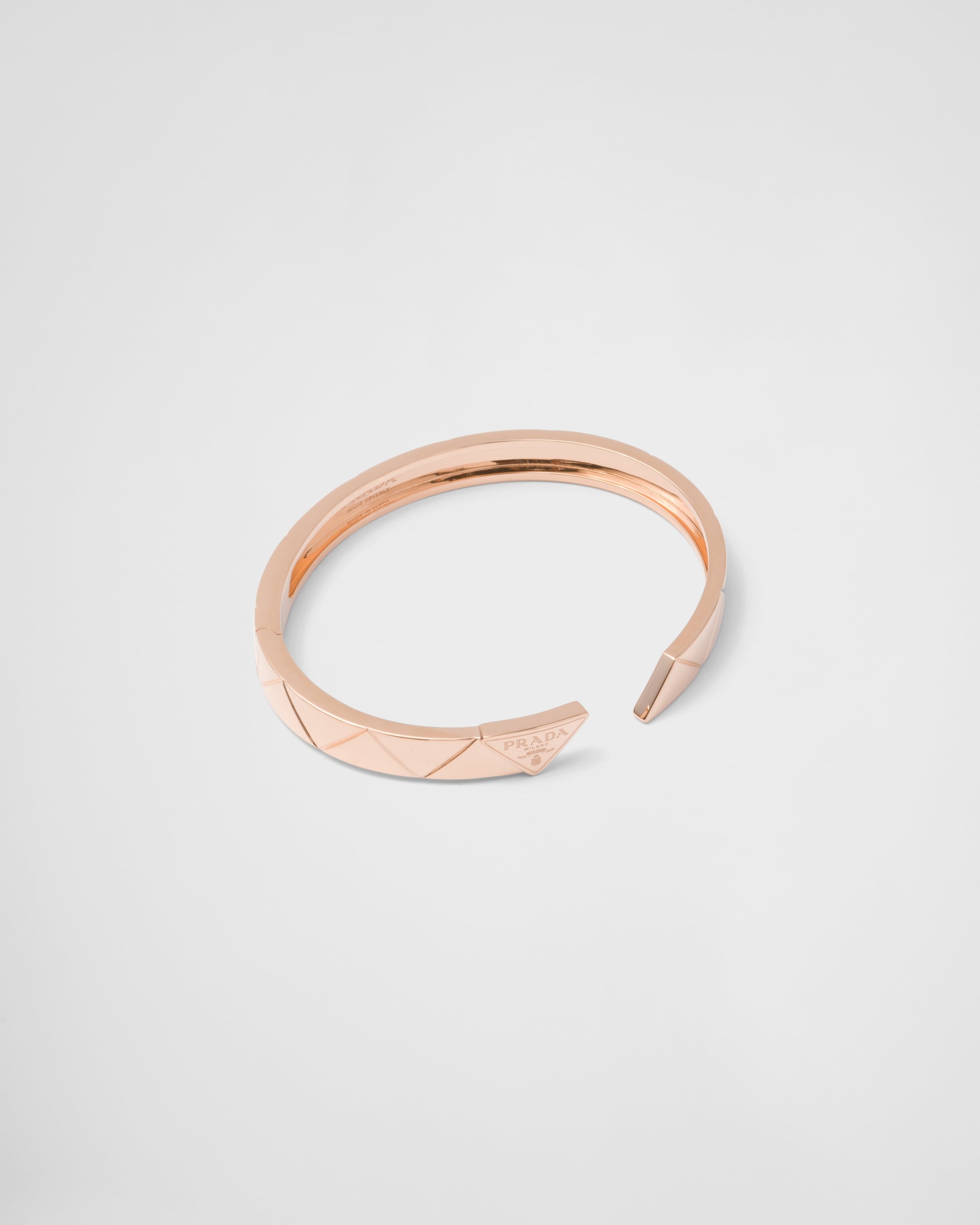Eternal Gold bangle bracelet in pink gold - 1