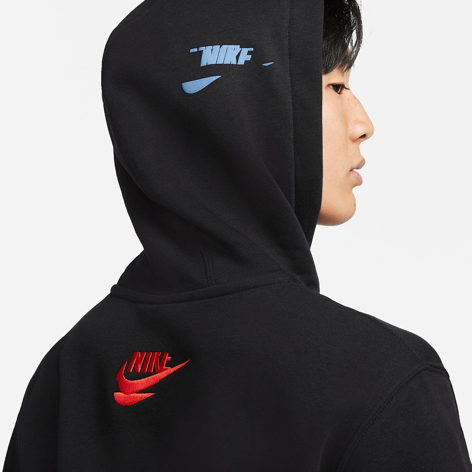 Nike Sportswear Hoodie'Black Blue' DM6874-010 - 6