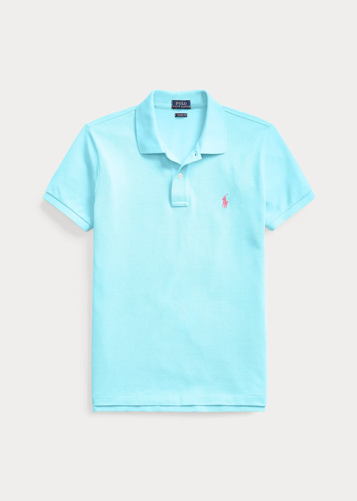 The Iconic Classic Fit Mesh Polo Shirt - 1