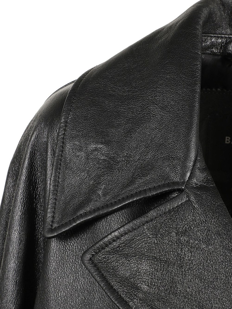 belted lambskin coat 3