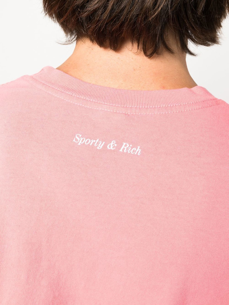 Be Nice print cropped T-shirt 5