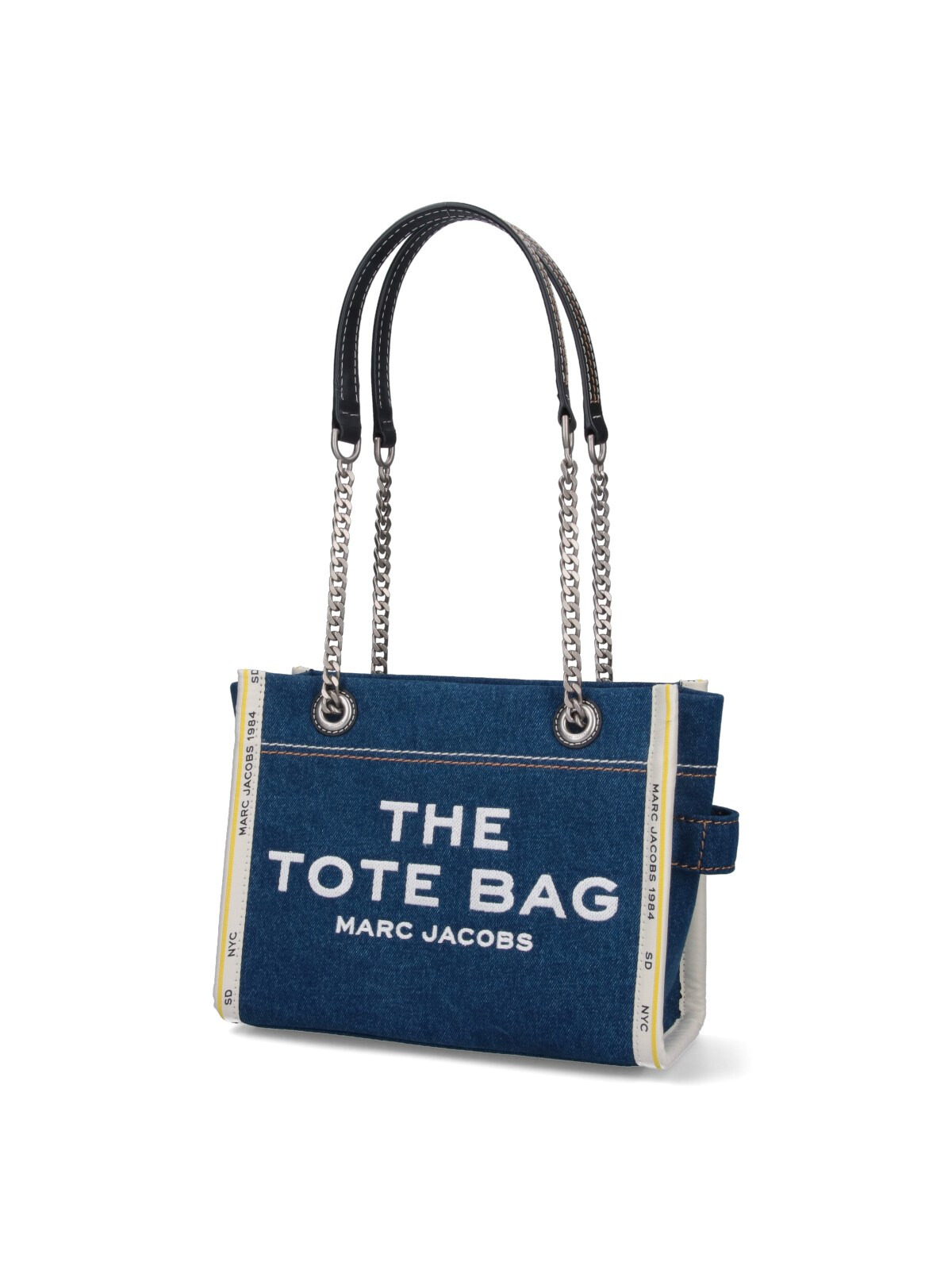 'THE DENIM CHAIN' SMALL TOTE BAG - 2