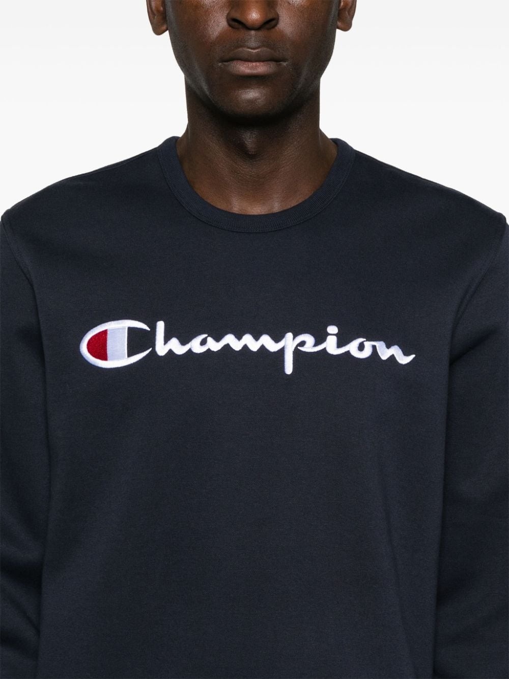 logo-embroidered sweatshirt - 5