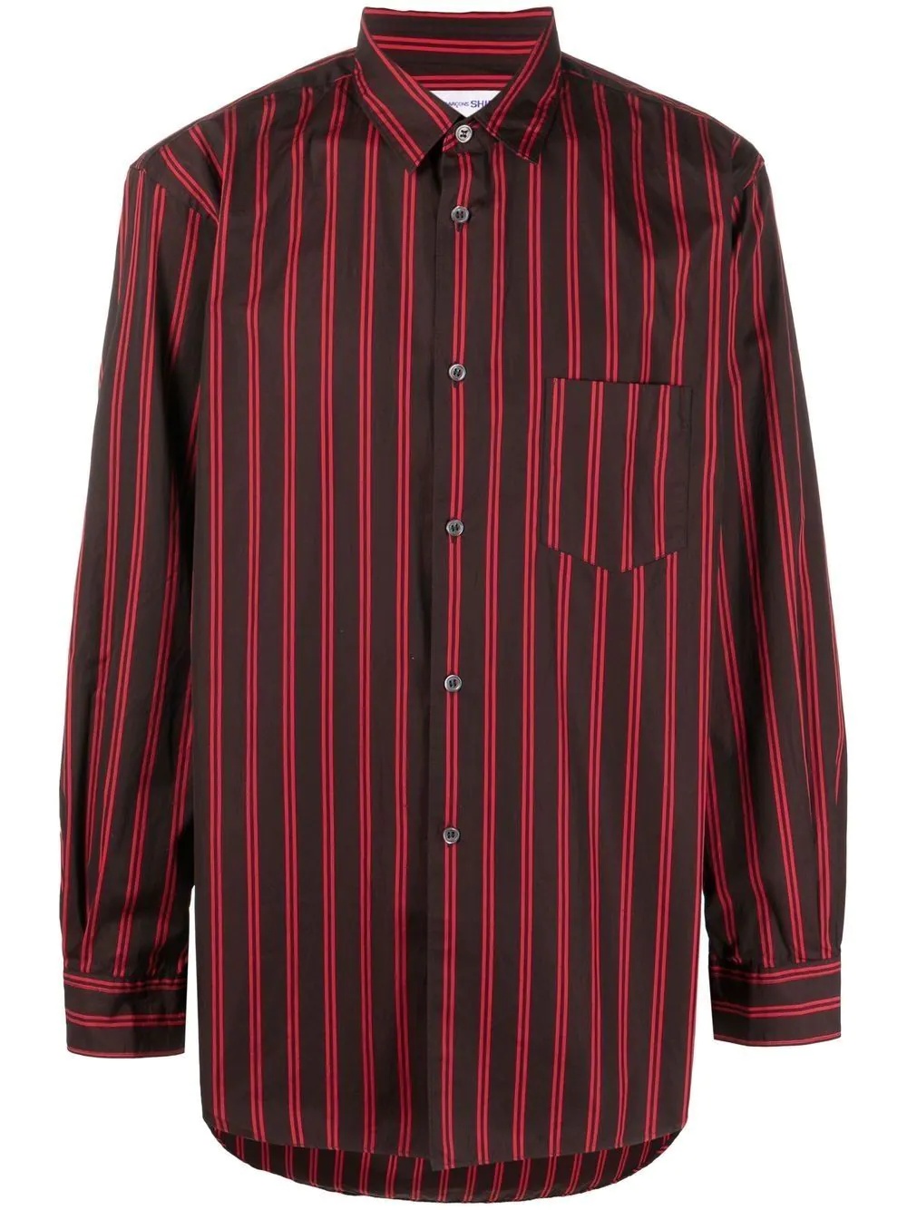 striped cotton shirt - 1