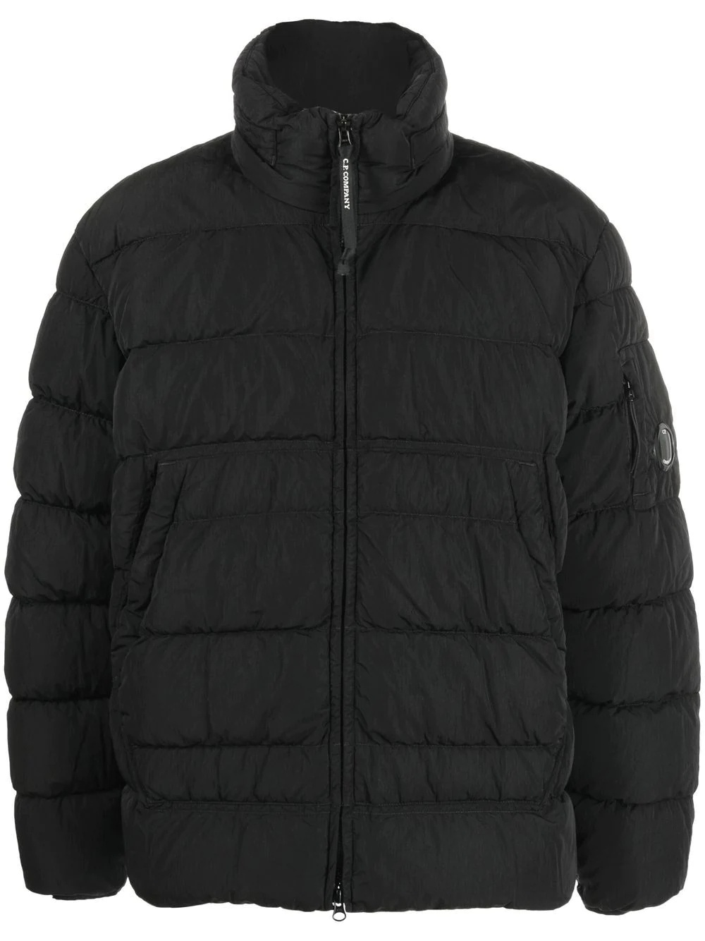 Lens-detail padded jacket - 1