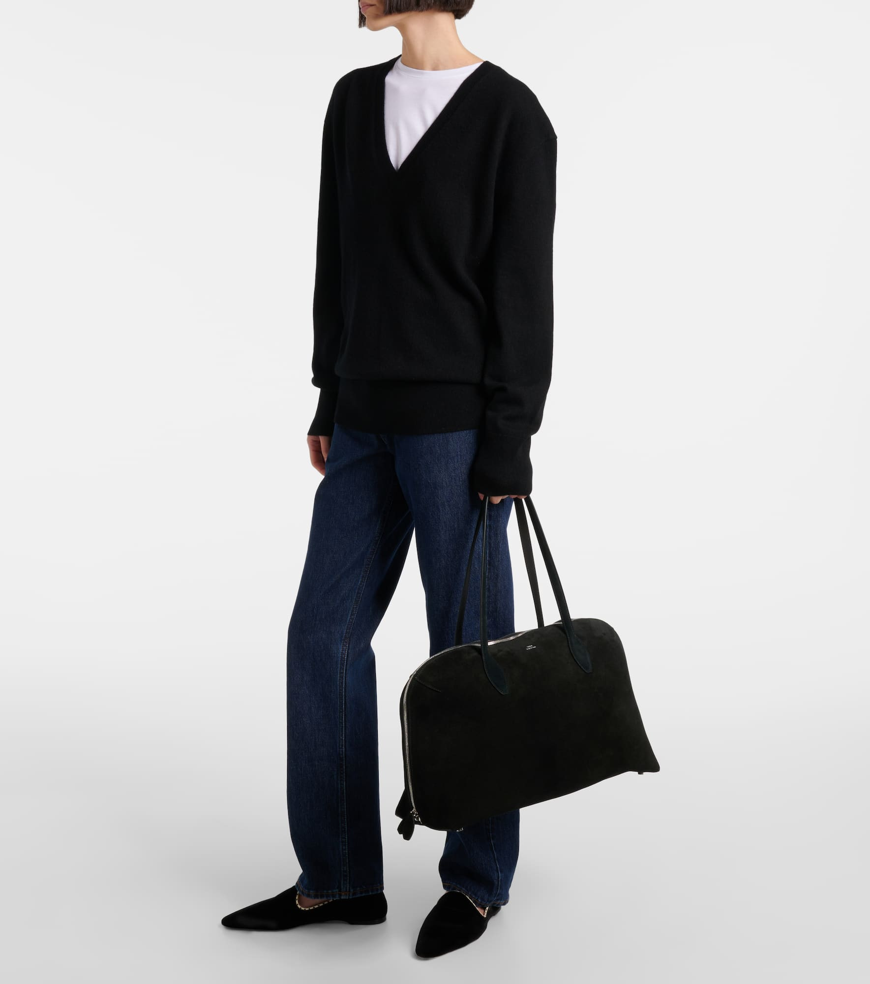 Suede tote bag - 5