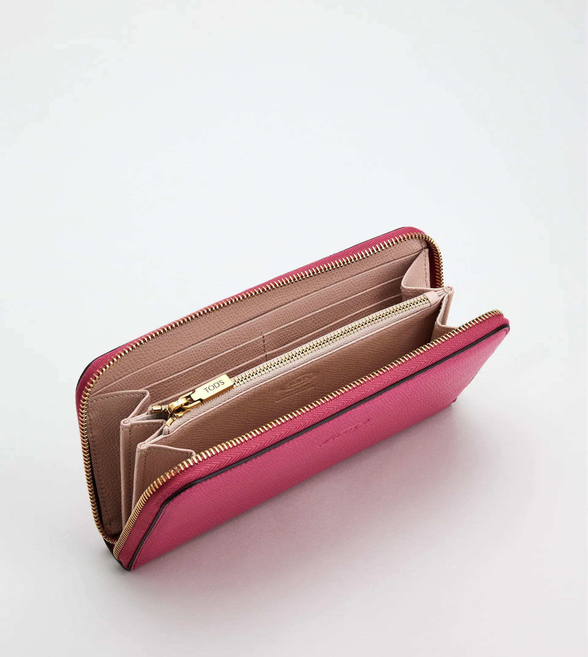 WALLET IN LEATHER - PINK - 2