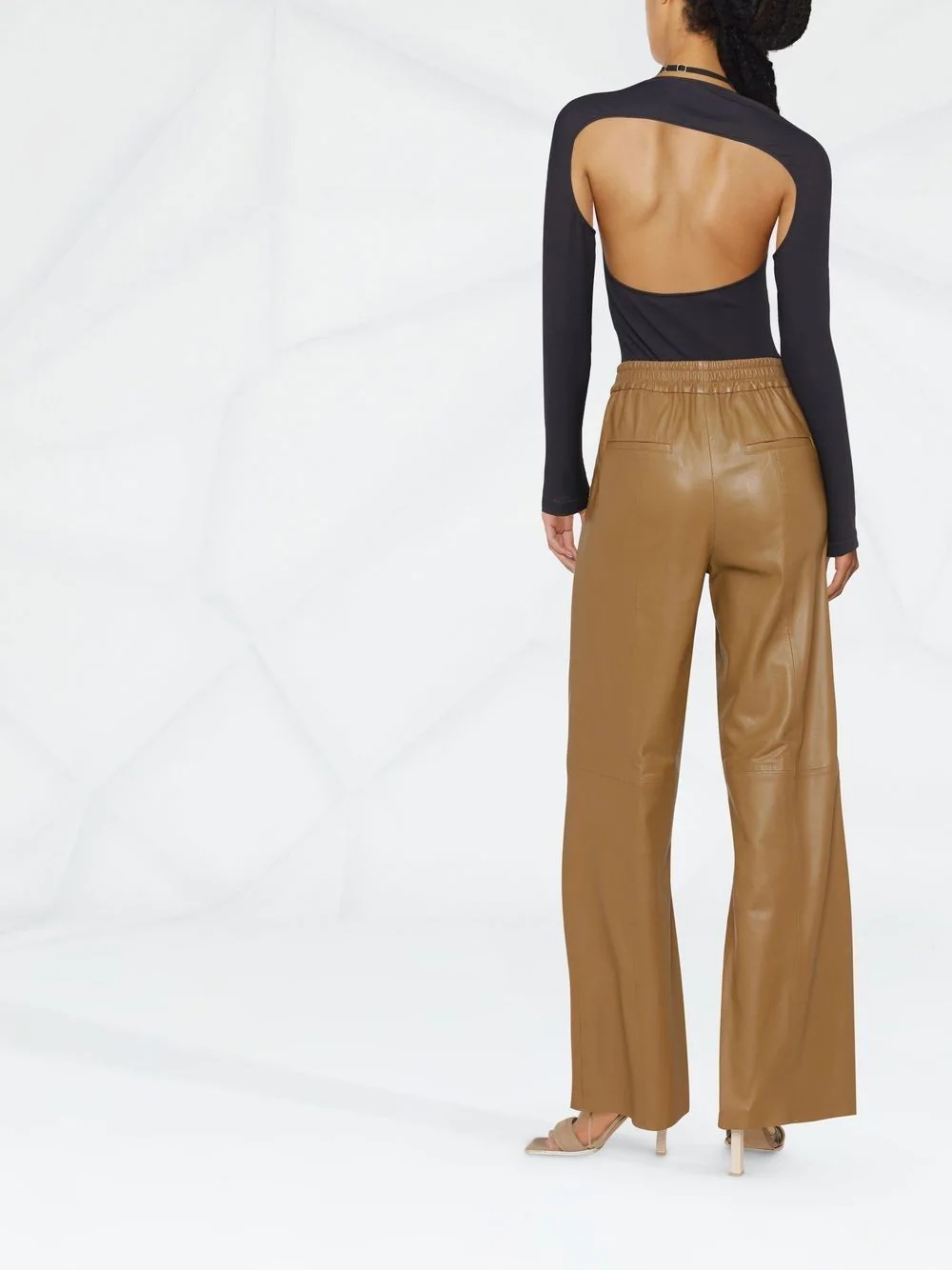knotted cut-out bodysuit - 4