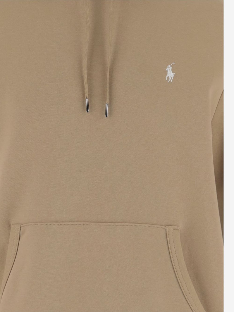 logo-embroidered kangaroo-pocket sweatshirt 3