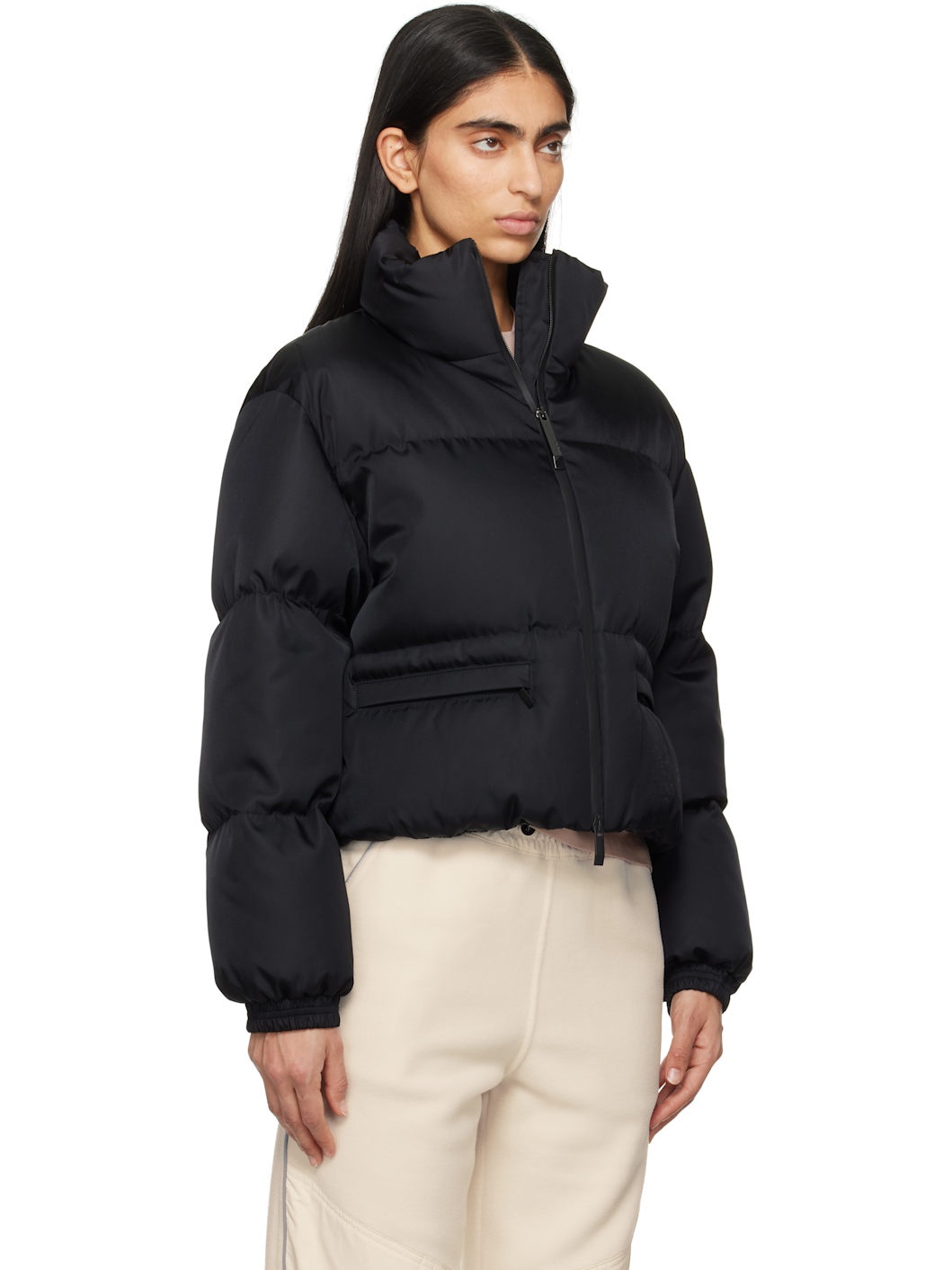 Black Vissec Down Jacket - 2