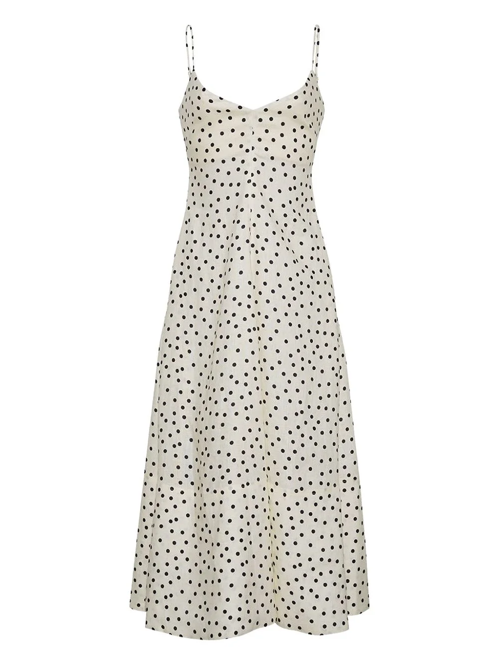 polka-dot midi dress - 1