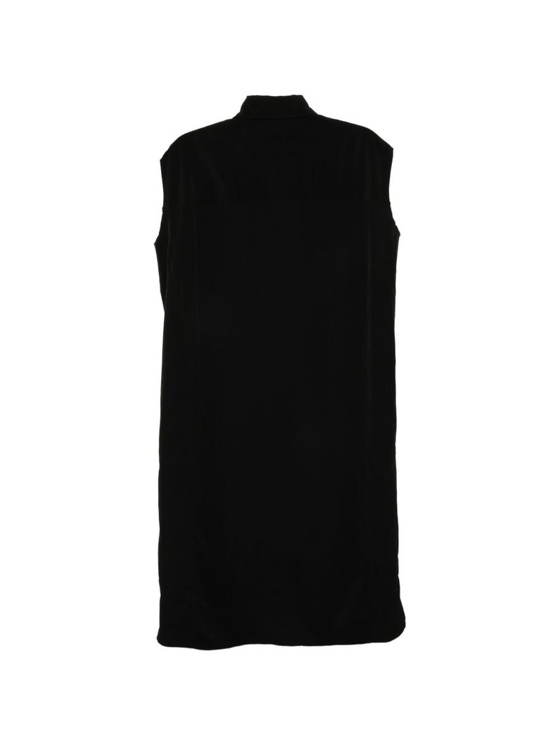 Y's frayed-edge sleeveless shirt dress outlook