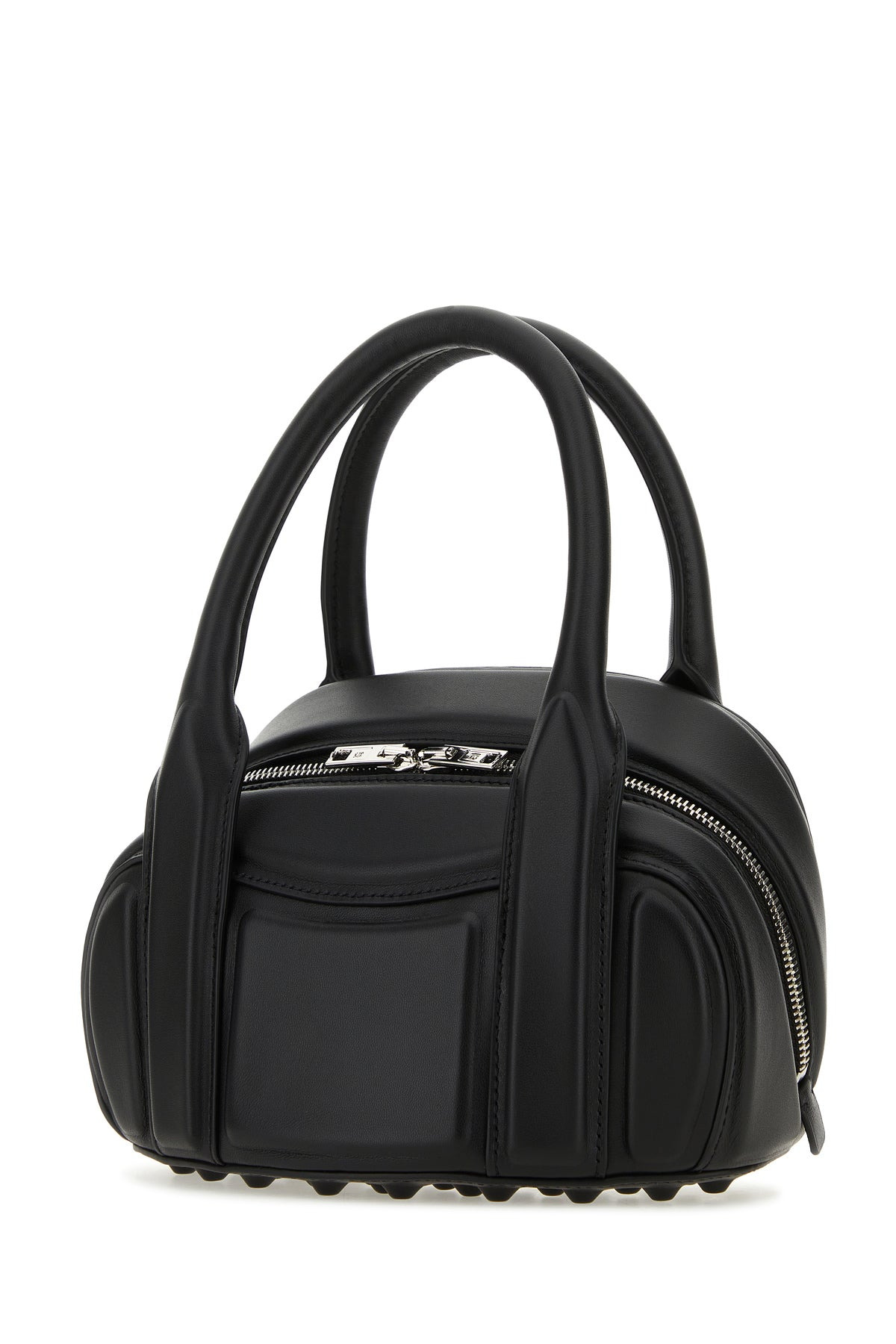Black nappa leather Roc small handbag - 2